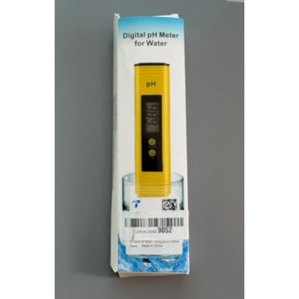 Digital pH Meter for Water Handheld Tester Yellow for Aquarium Pool Hydroponics
